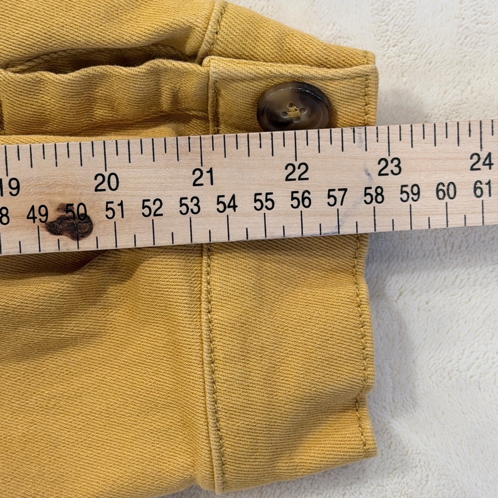 EST 1846 Denim Mustard Yellow Stretch Utility Jacket Women’s 18/20W - Picture 6 of 11